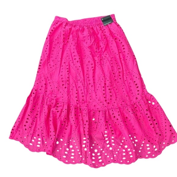 Banana Republic Factory Eyelit pink skirt size S - Picture 1 of 5